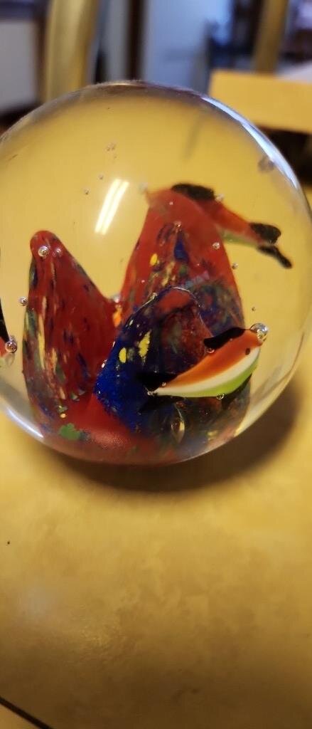 Glass Paperweight