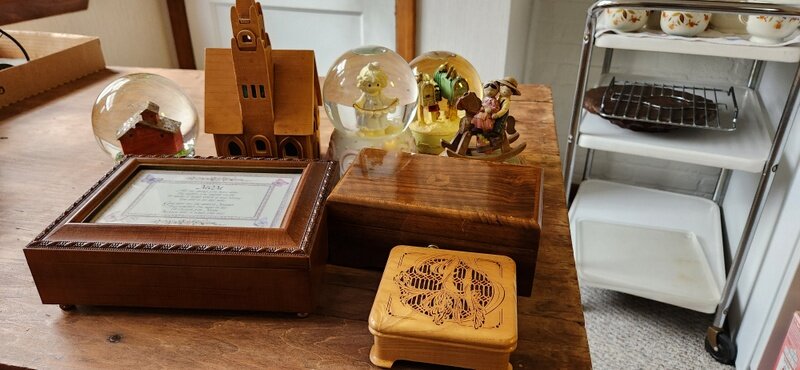Music Boxes and Snow Globes