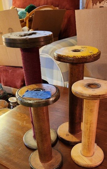 Vintage Industrial Spools