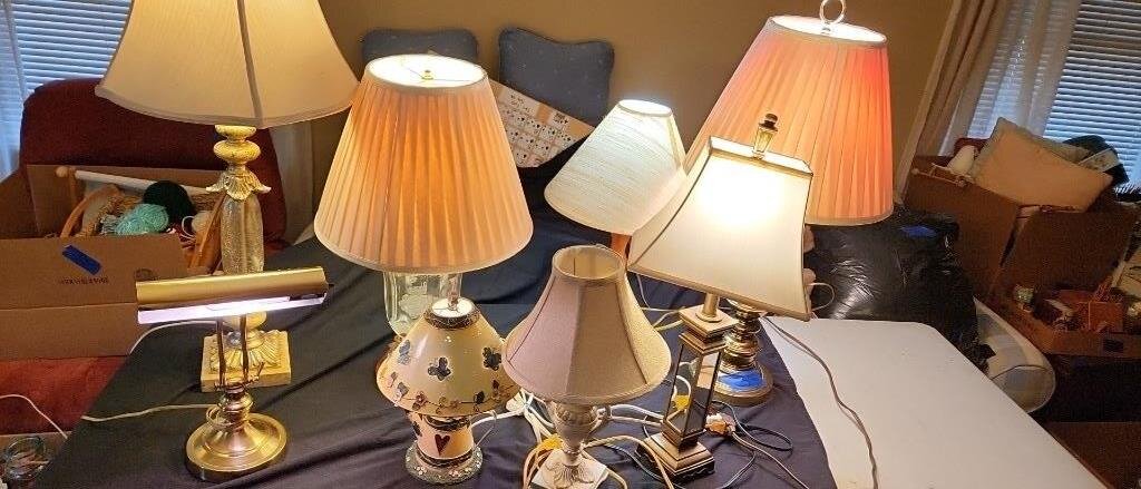 Assortment of Lamps