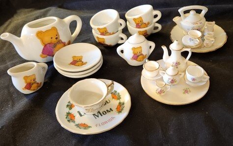 Vintage Miniature Child Tea Sets