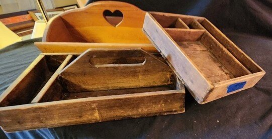 Vintage Wooden Caddy