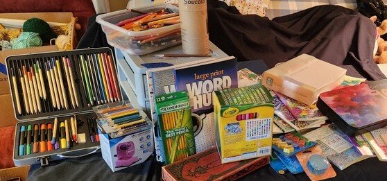 Colored Pencils and Adult Coloring Books