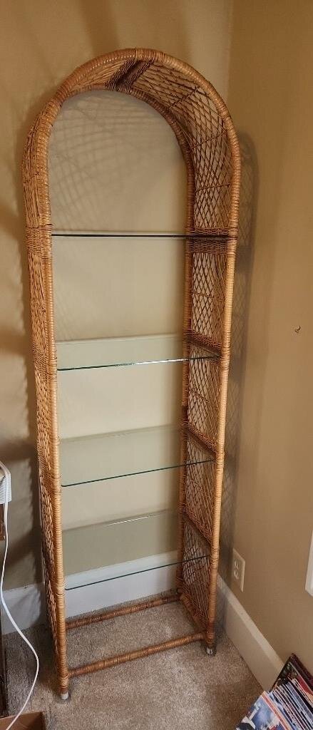 Rattan/Wicker Shelving unit