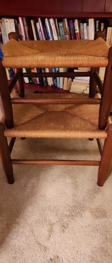 Matching Woven Stools