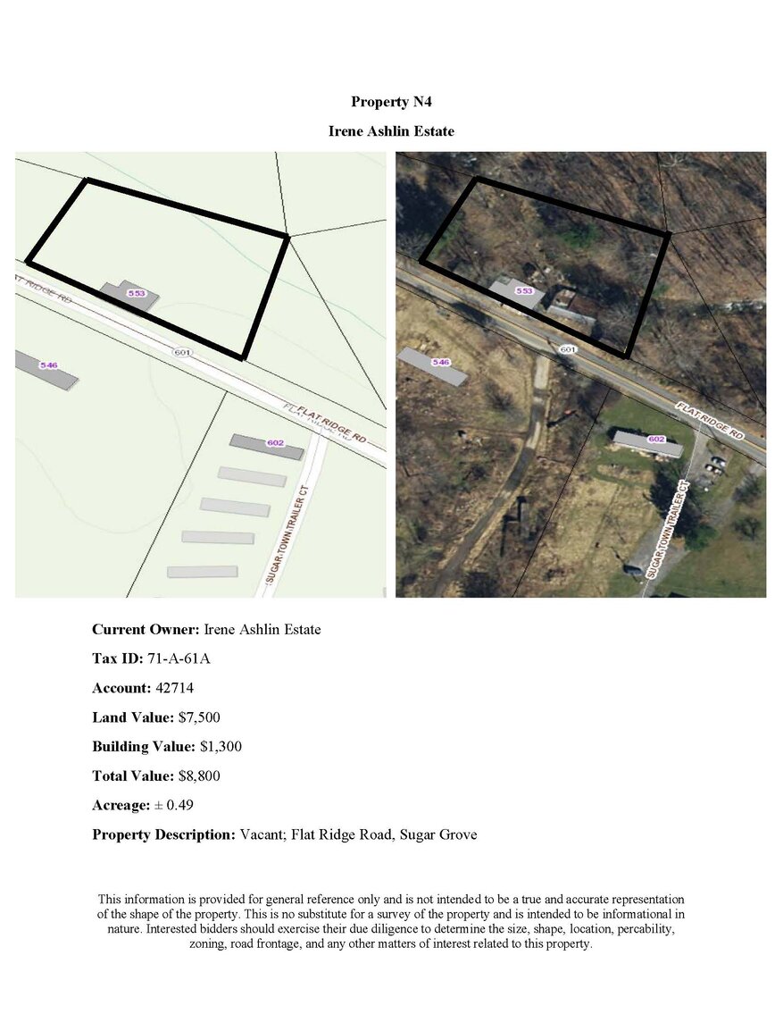 Image for NJS4 - Vacant; Flat Ridge Road, Sugar Grove