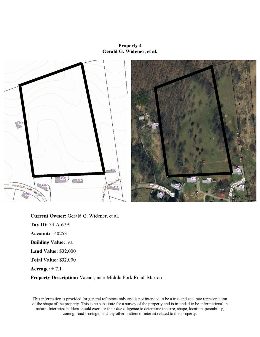 Image for JS4 - Vacant; near Middle Fork Road, Marion