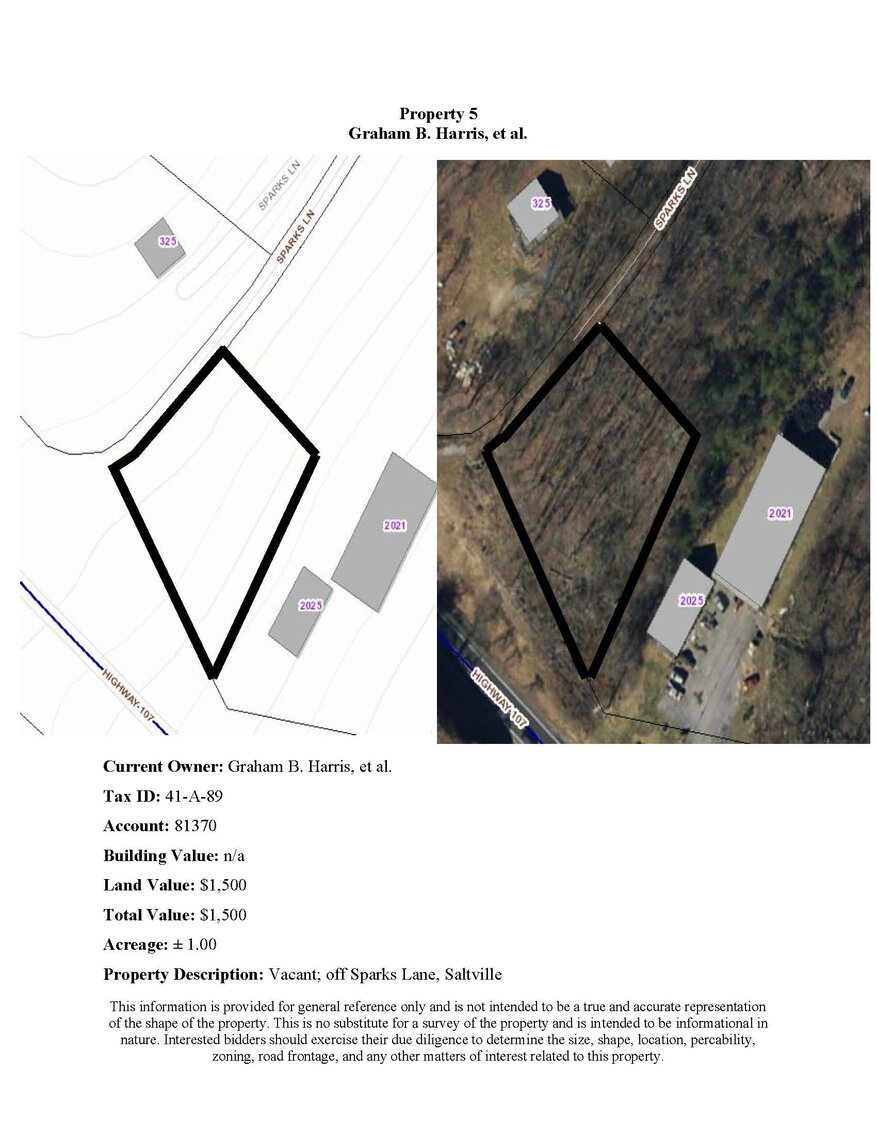 Image for JS5 - Vacant; off Sparks Lane, Saltville