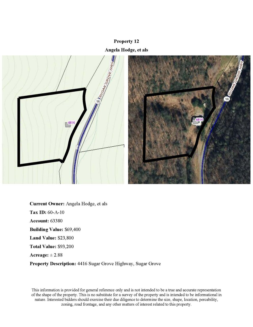 Image for JS12 - REMOVED 4416 Sugar Grove Highway, Sugar Grove