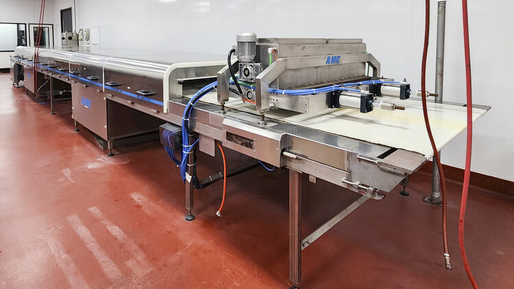 Image for ***SOLD*** MJK1529 AMC Cooling Tunnel and Chocolate 46’ Depositing Line