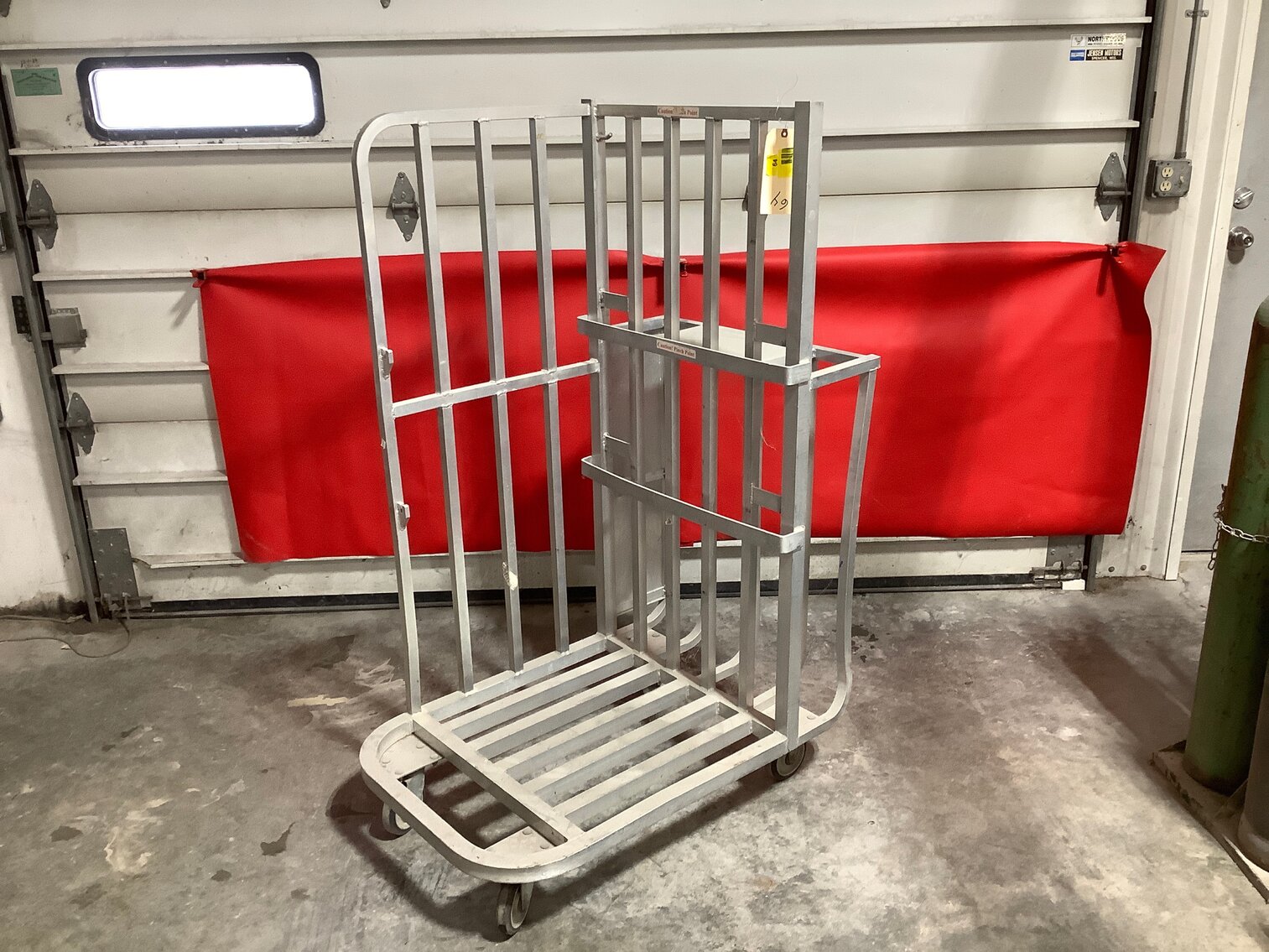 Heavy duty aluminum shop cart