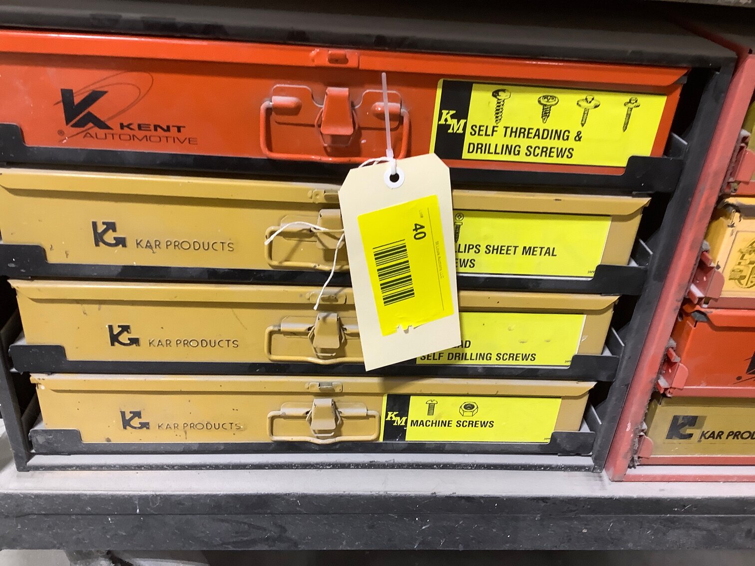 Miscellaneous screws, bolts