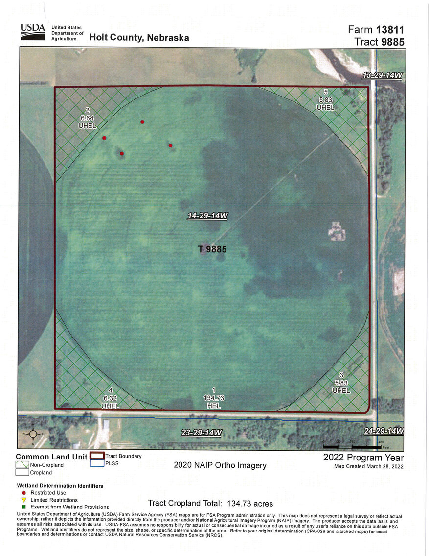 Image for 160+/- Acres in Holt County, NE located East of Atkinson, NE