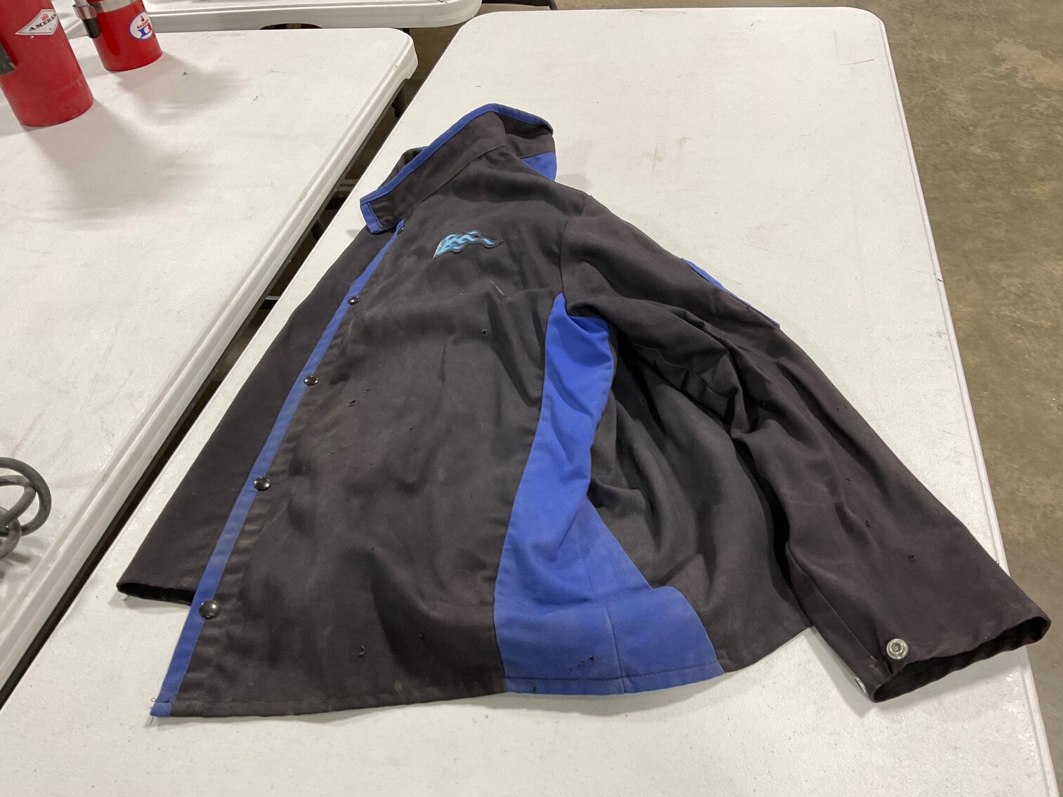 Extra large welding jacket