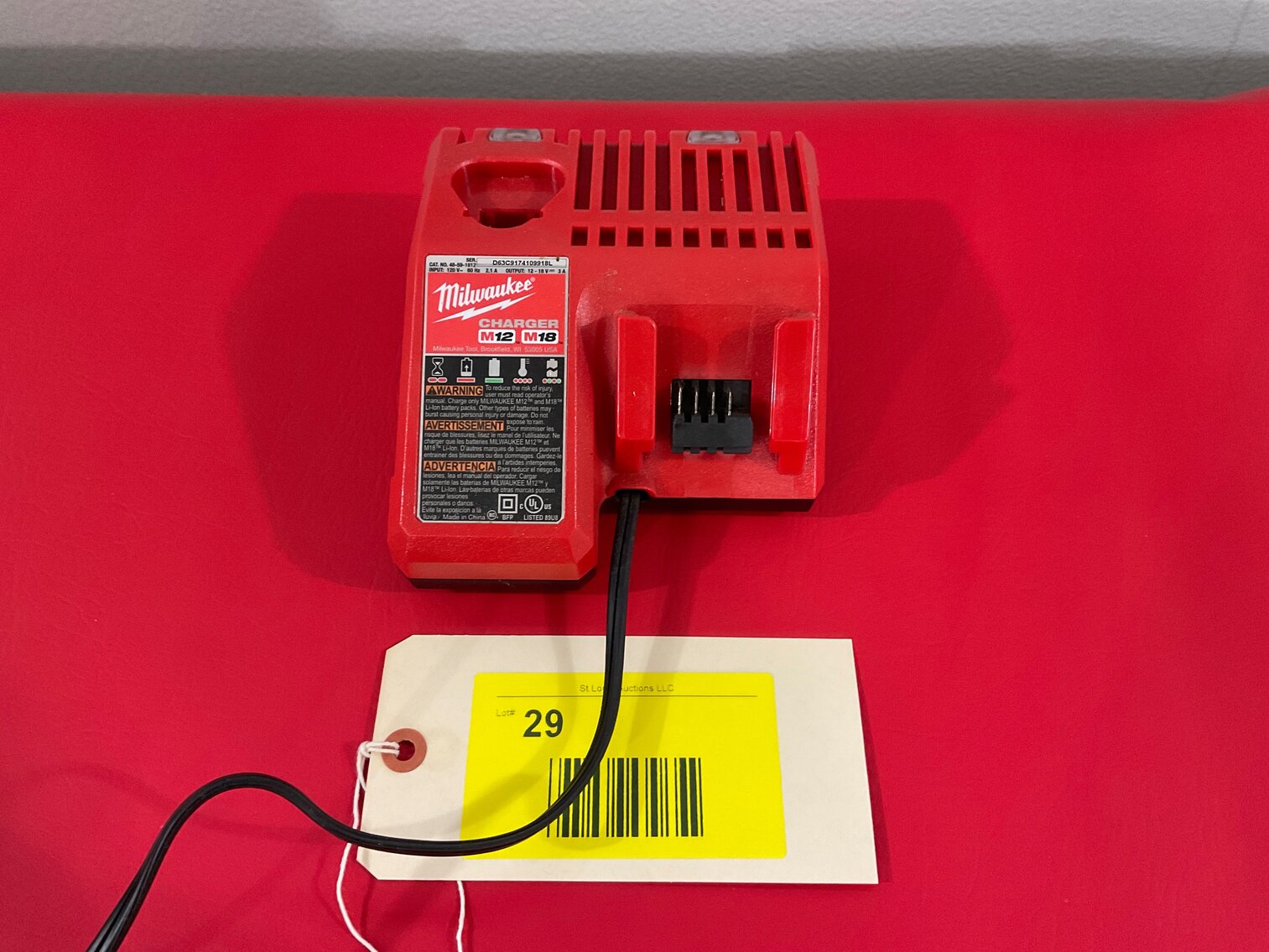 Brand new Milwaukee, M18 and M12 battery charger