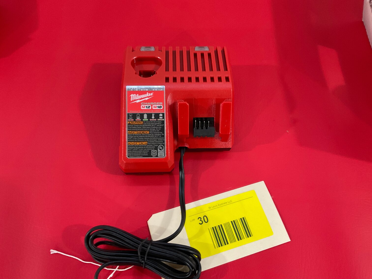 Milwaukee M18/M12 battery charger