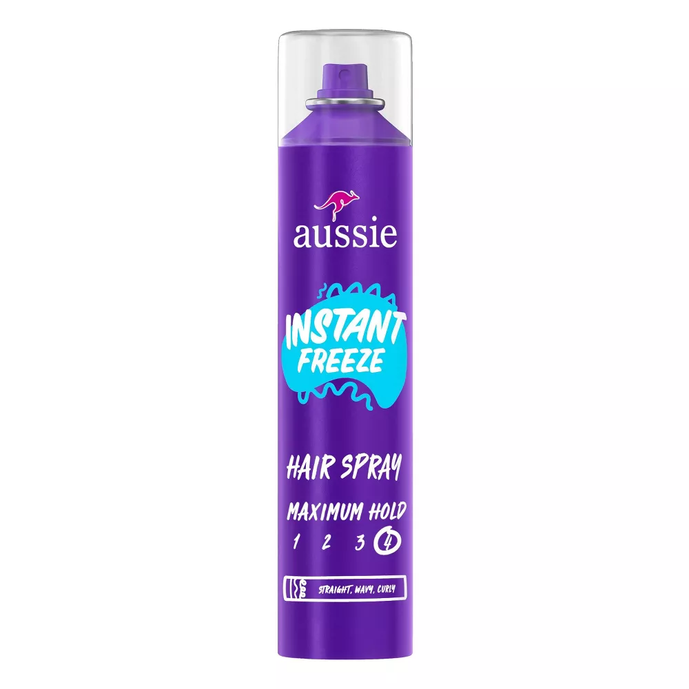 SET OF 3 Aussie Instant Freeze Aero Hair Spray - 10oz