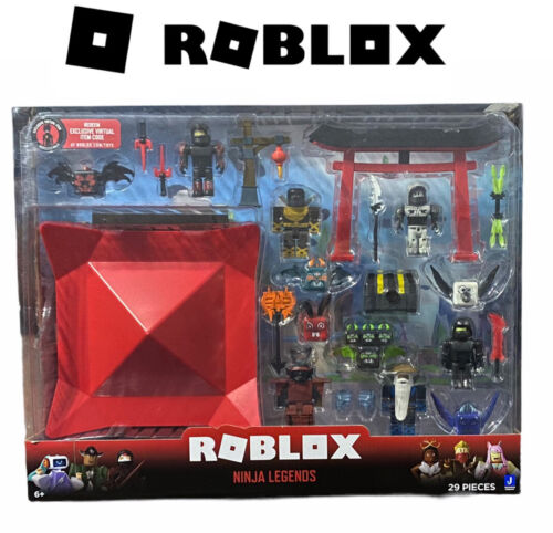 Jazawares ROBLOX Deluxe FIGURES Merciless NINJA LEGENDS W10 Playset Virtual