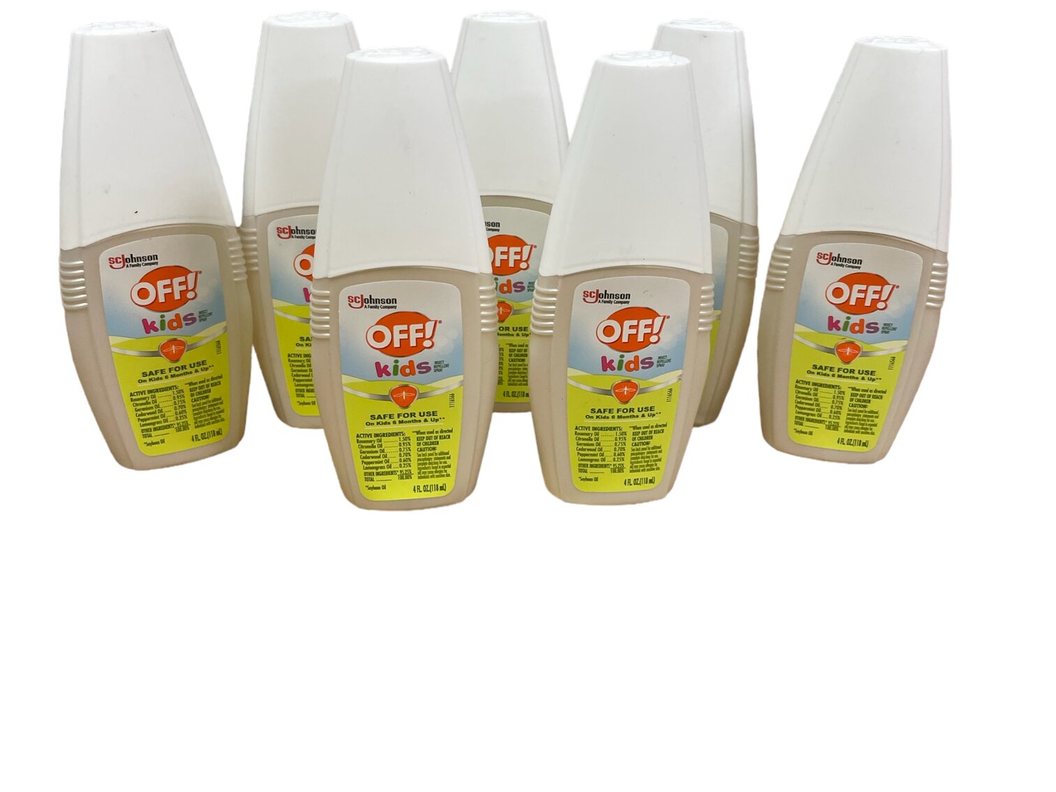 SET OF 7 OFF! Kids Spray, DEET Free, 100% Plant Based Oils
