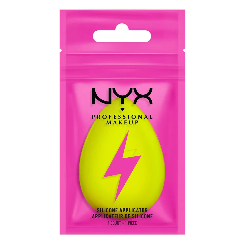 (Set of 2) NYX Professional Makeup Plump Right Back Plumping Primer Silicone Makeup Sponge and Applicator - Pink
