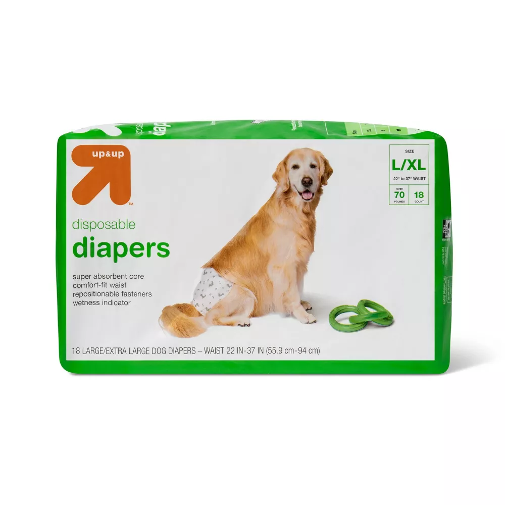 Dog Diapers - 18ct - up & up