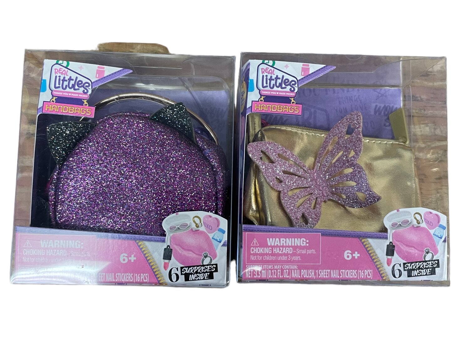 SET OF 2 Real Little Handbags Surprise Toys