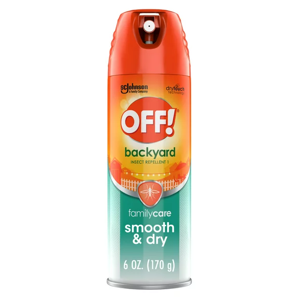 SET OF 6 OFF! Backyard FamilyCare Insect Repellent I, Smooth & Dry, 6 Oz