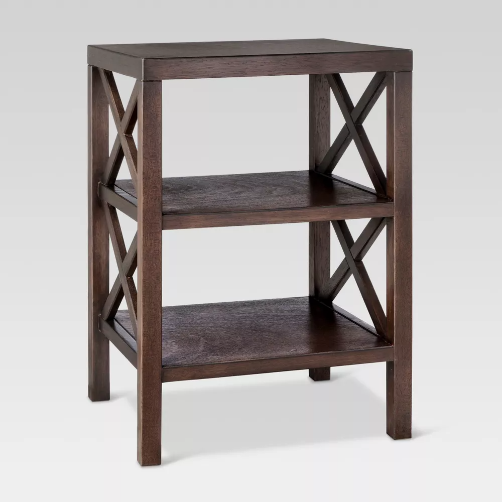 Owings End Table with 2 Shelves - Threshold™