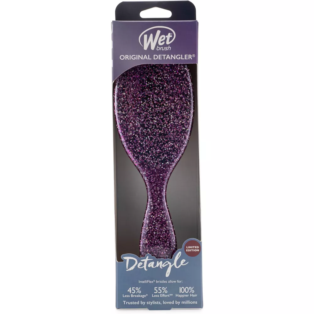 Wet Brush Original Detangler Awestruck Hair Brush - Purple Shimmer