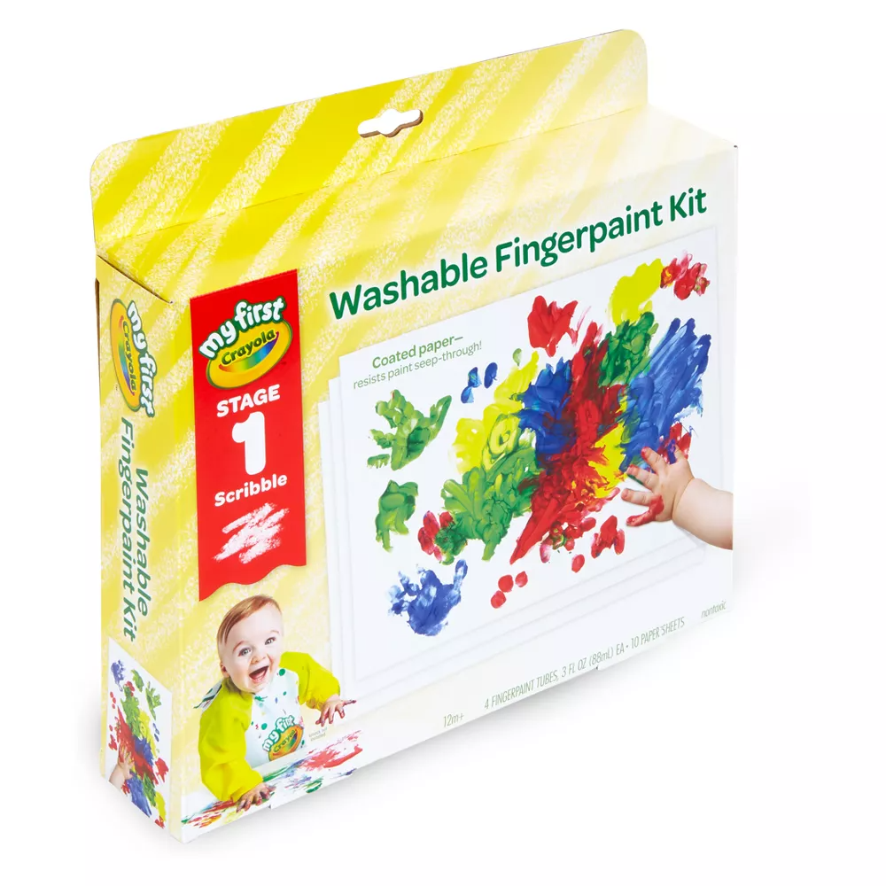Crayola Stage 1 Washable Fingerpaint Kit