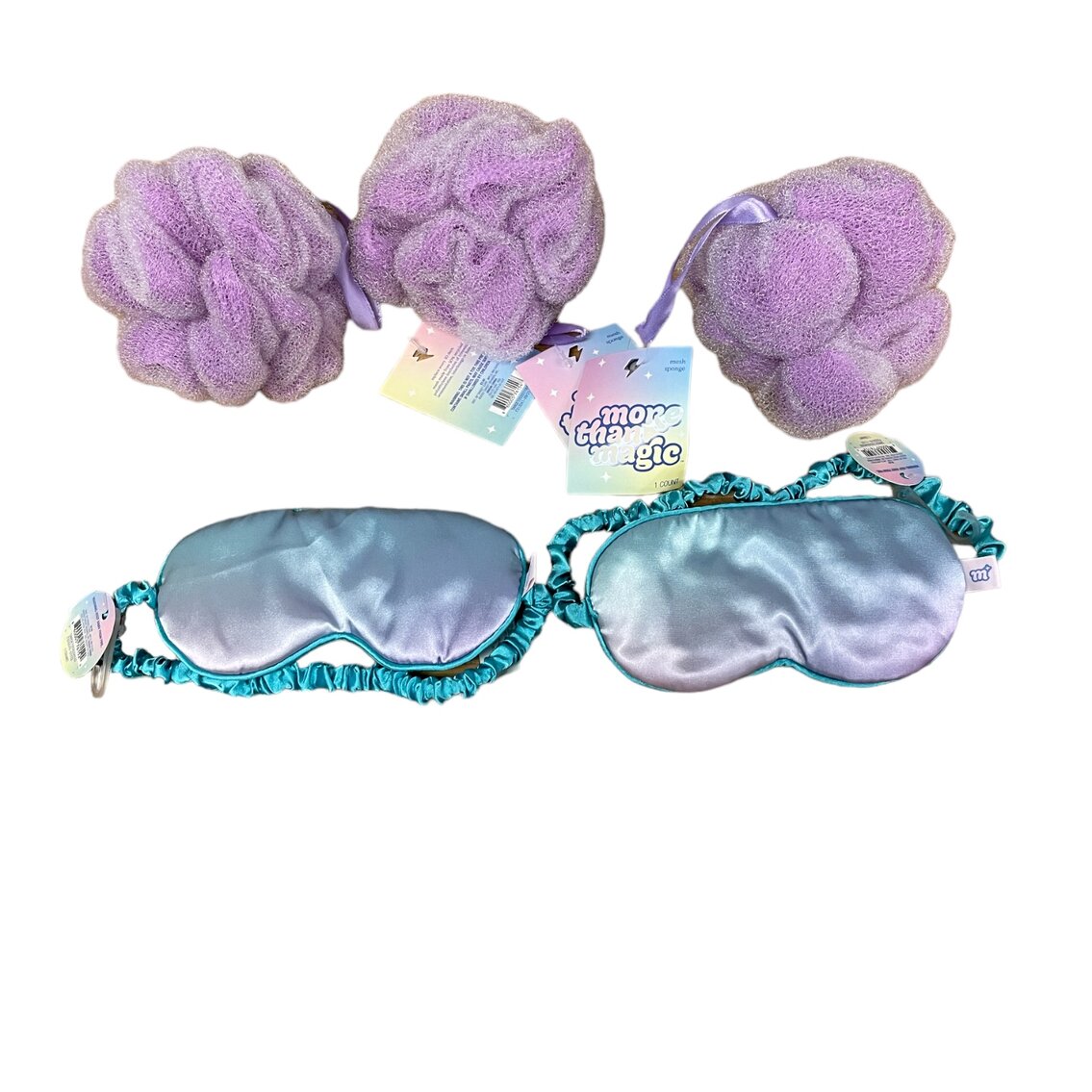 Set of Luffas and Kids Sleep Mask