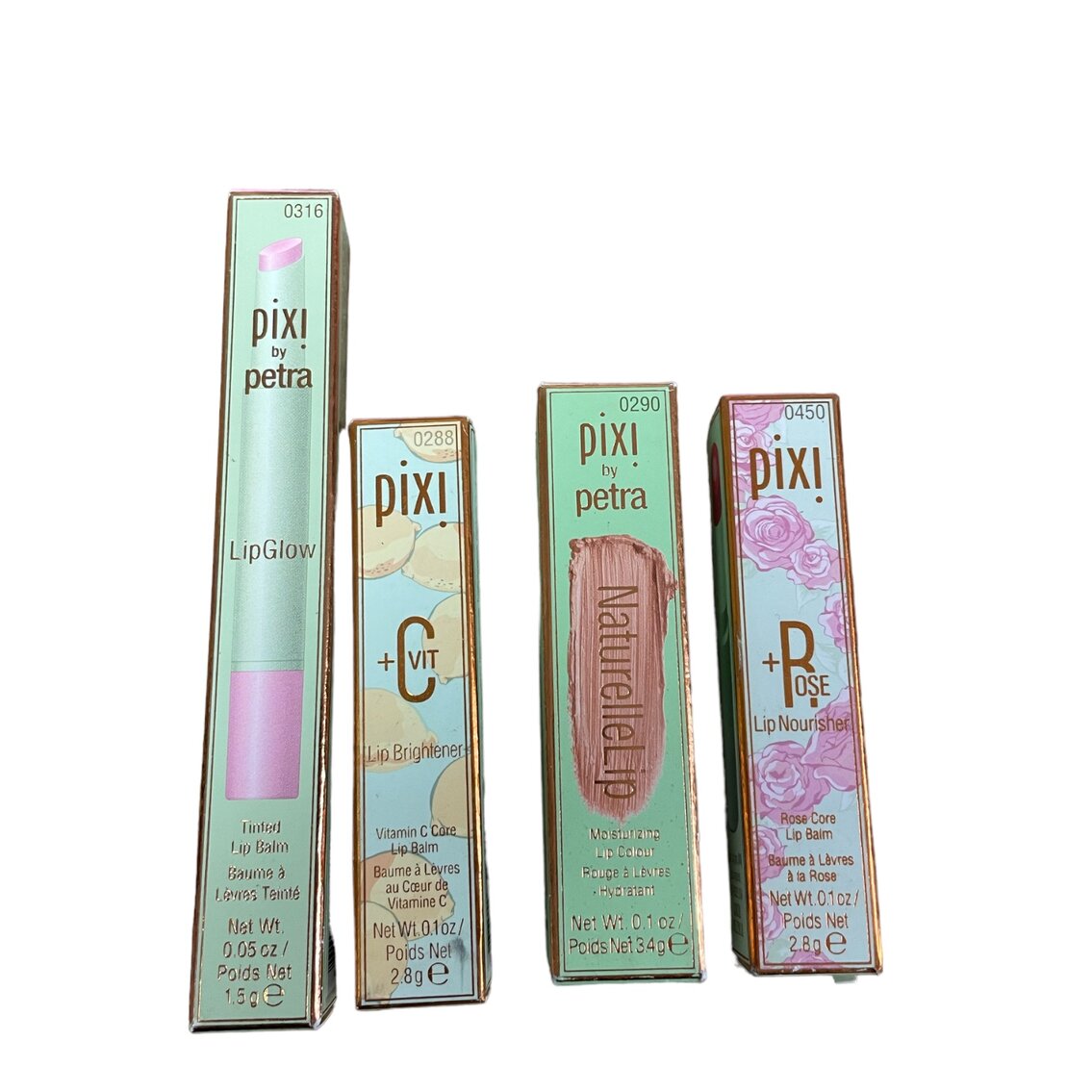 Set of 4 Lip Balm and Lip Color