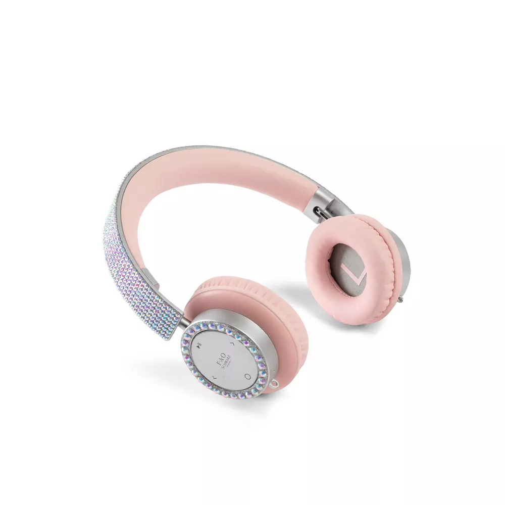 FAO Schwarz Bling Tunes Bluetooth Wireless Headphones Jewel Accents