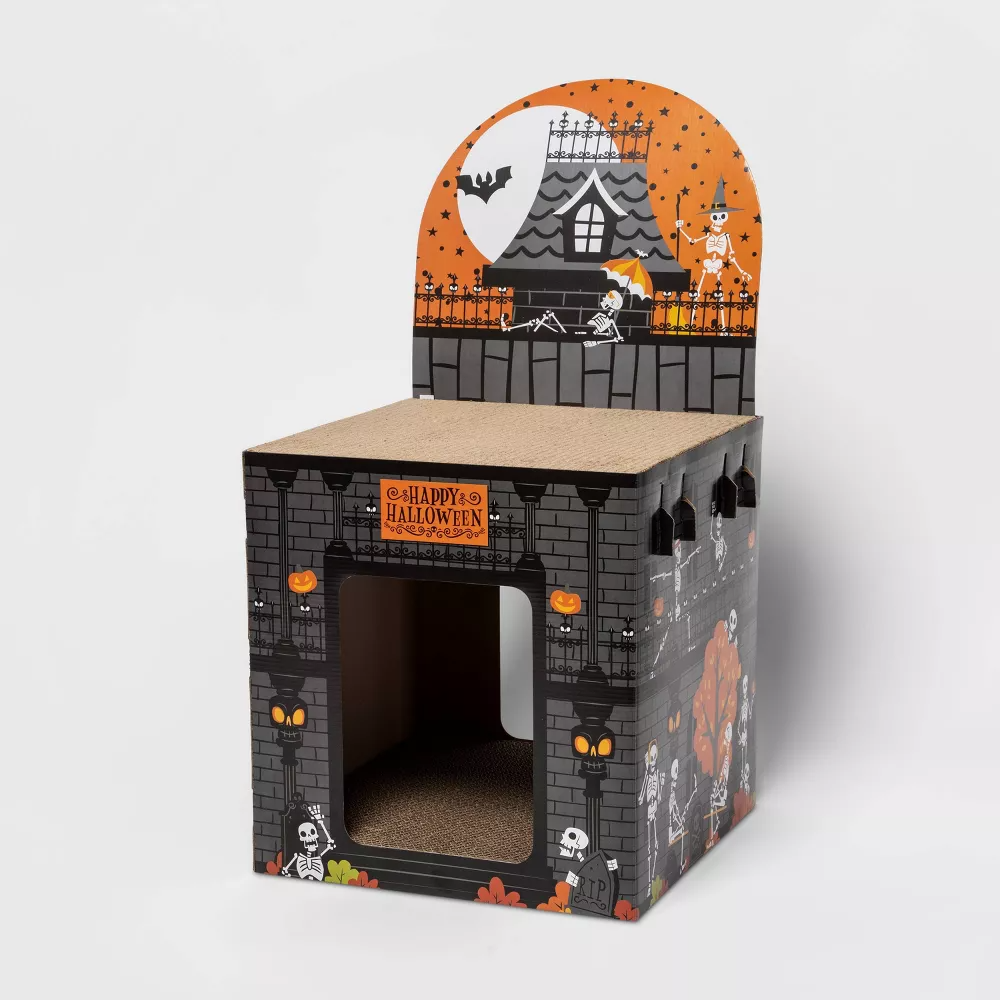 Halloween Double Decker Skeleton Park Cat Scratcher - Hyde & EEK! Boutique™