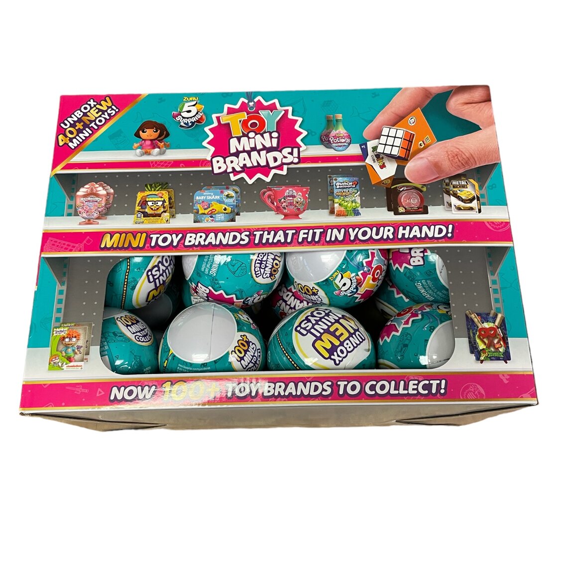 Box of Toy Mini Brands Surprise Balls