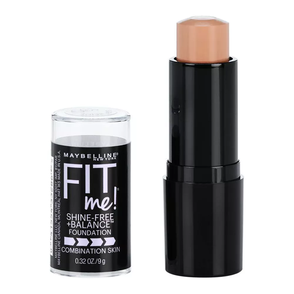 SET OF 4 Maybelline Fit Me Shine-Free + Balance Foundation Stick - 0.32oz 130 Buff Beige