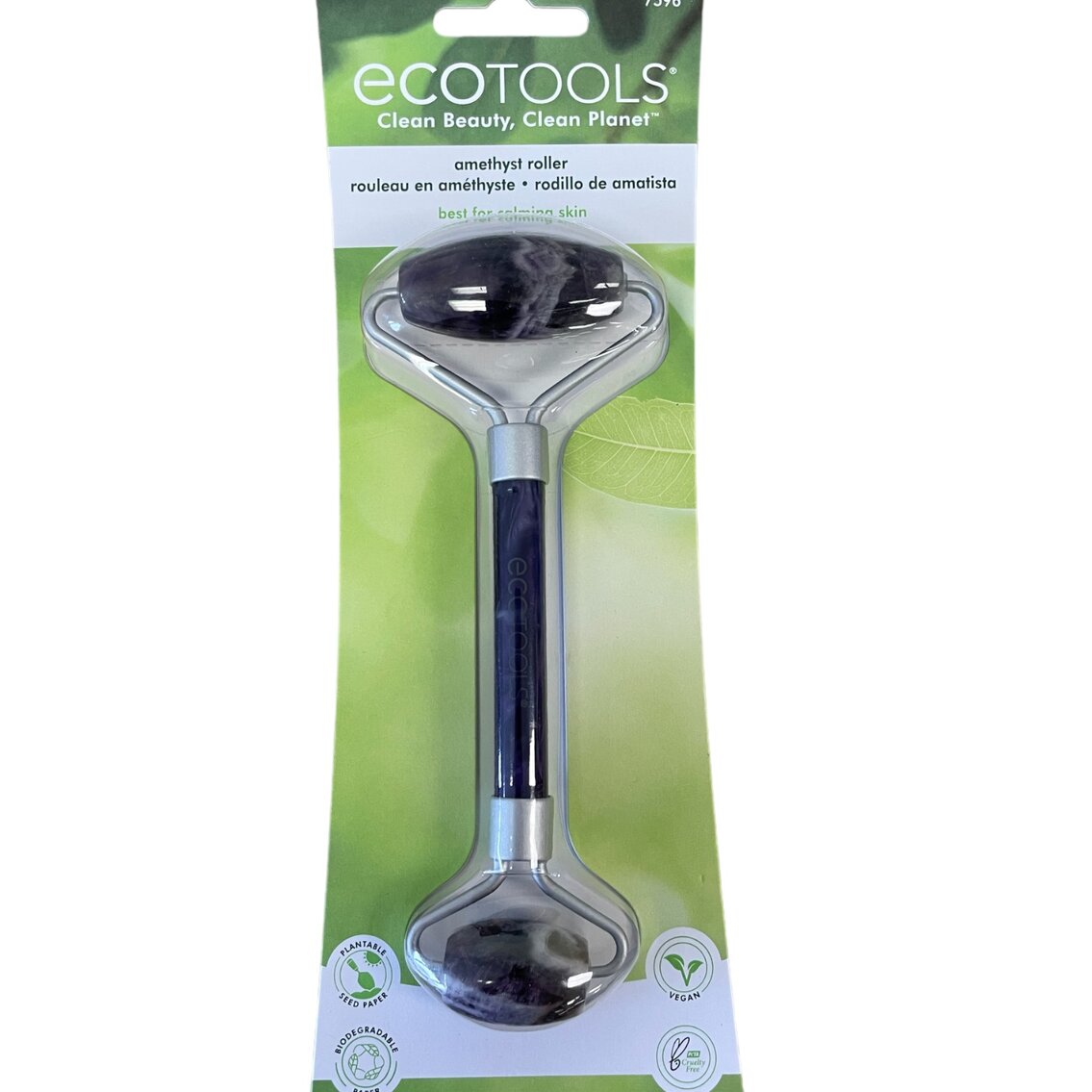 EcoTools Amethyst Face Eye Roller Duo 100% Amethyst