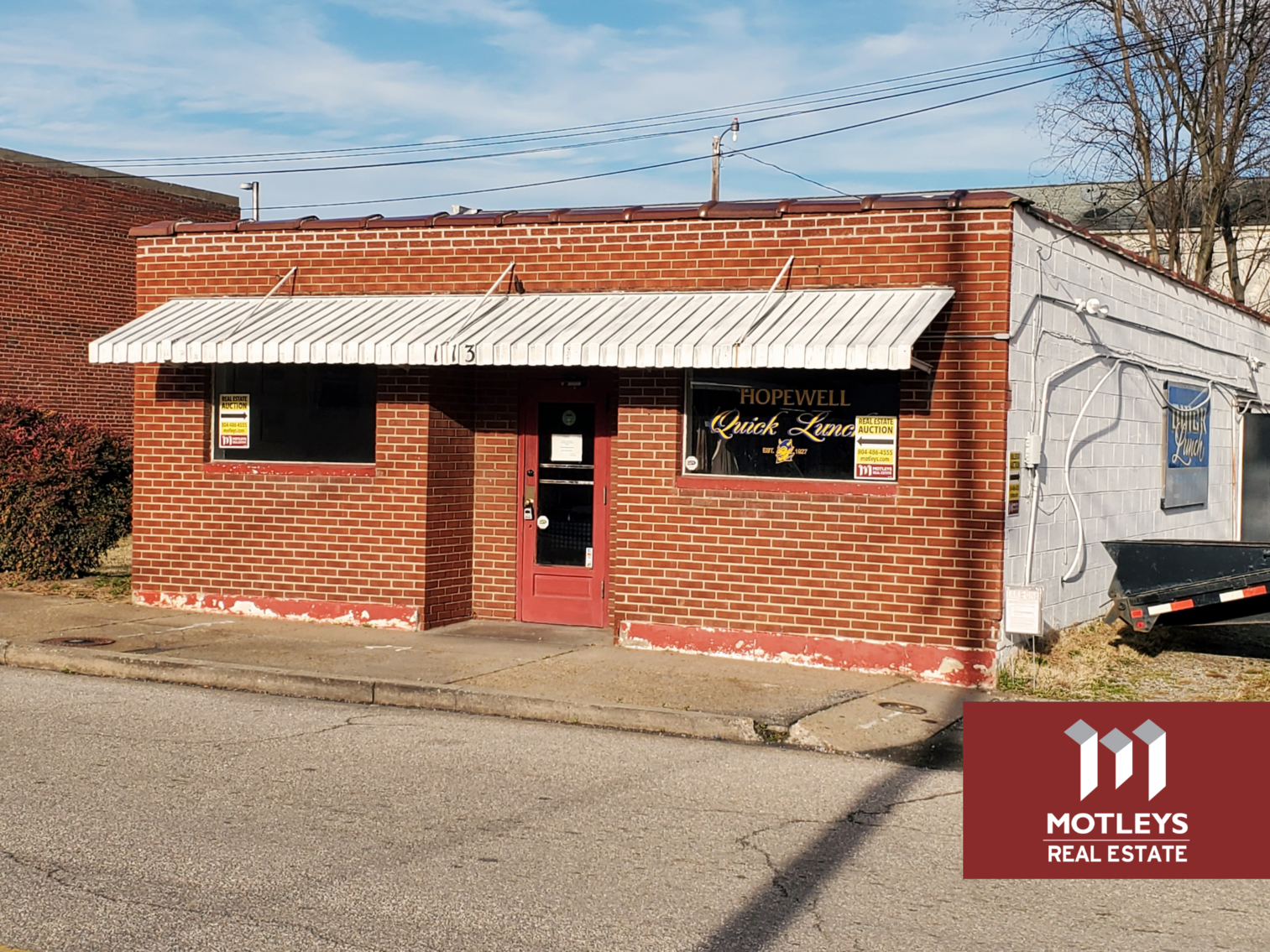 Image for Trustee Sale | 1,225 +/- SF Commercial Building | Former Restaurant | Zoned B-1 | Hopewell, VA
