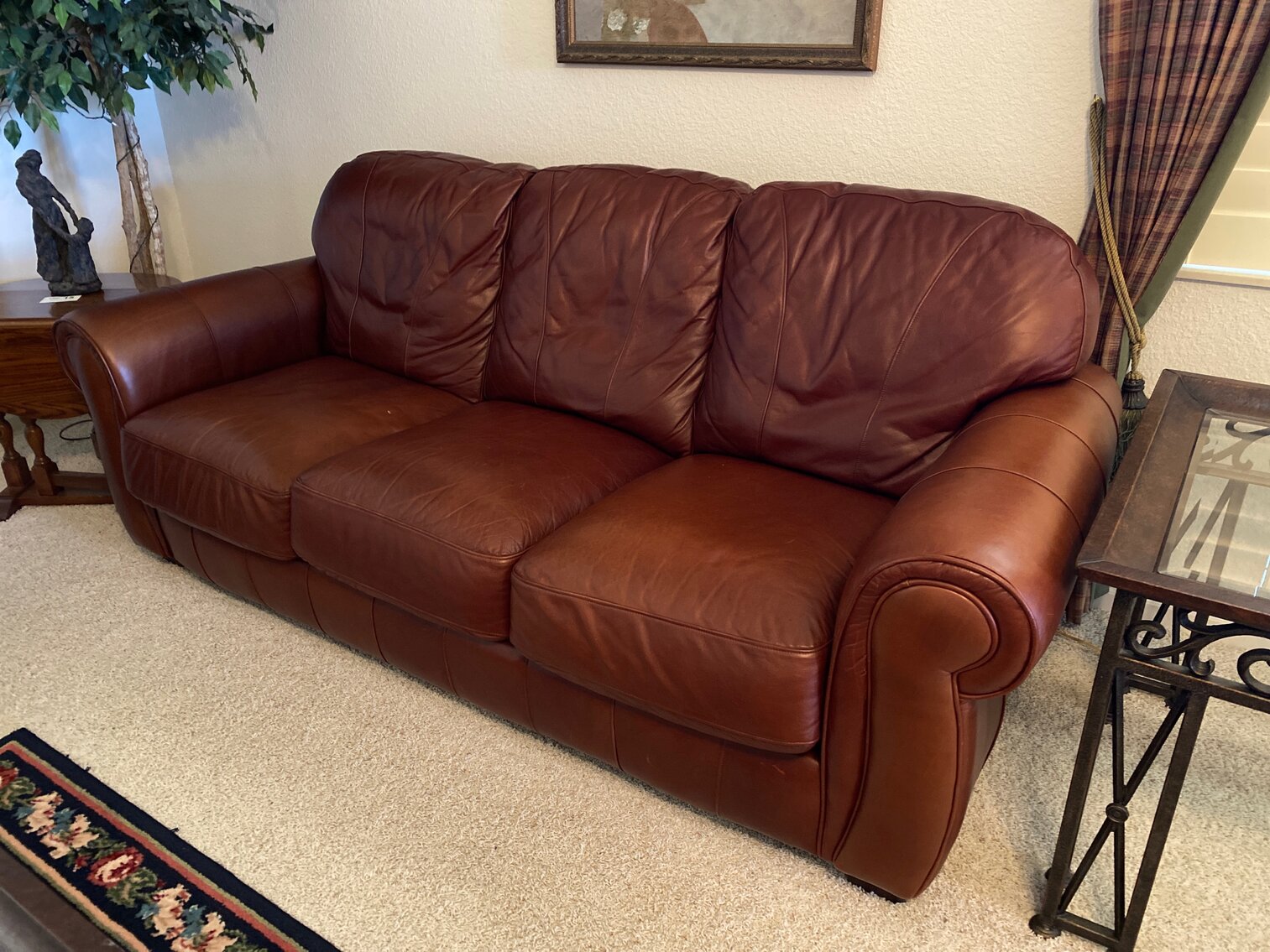 Lane Leather Sofa