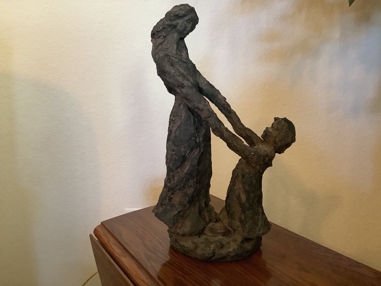 Mother and Child Statuette