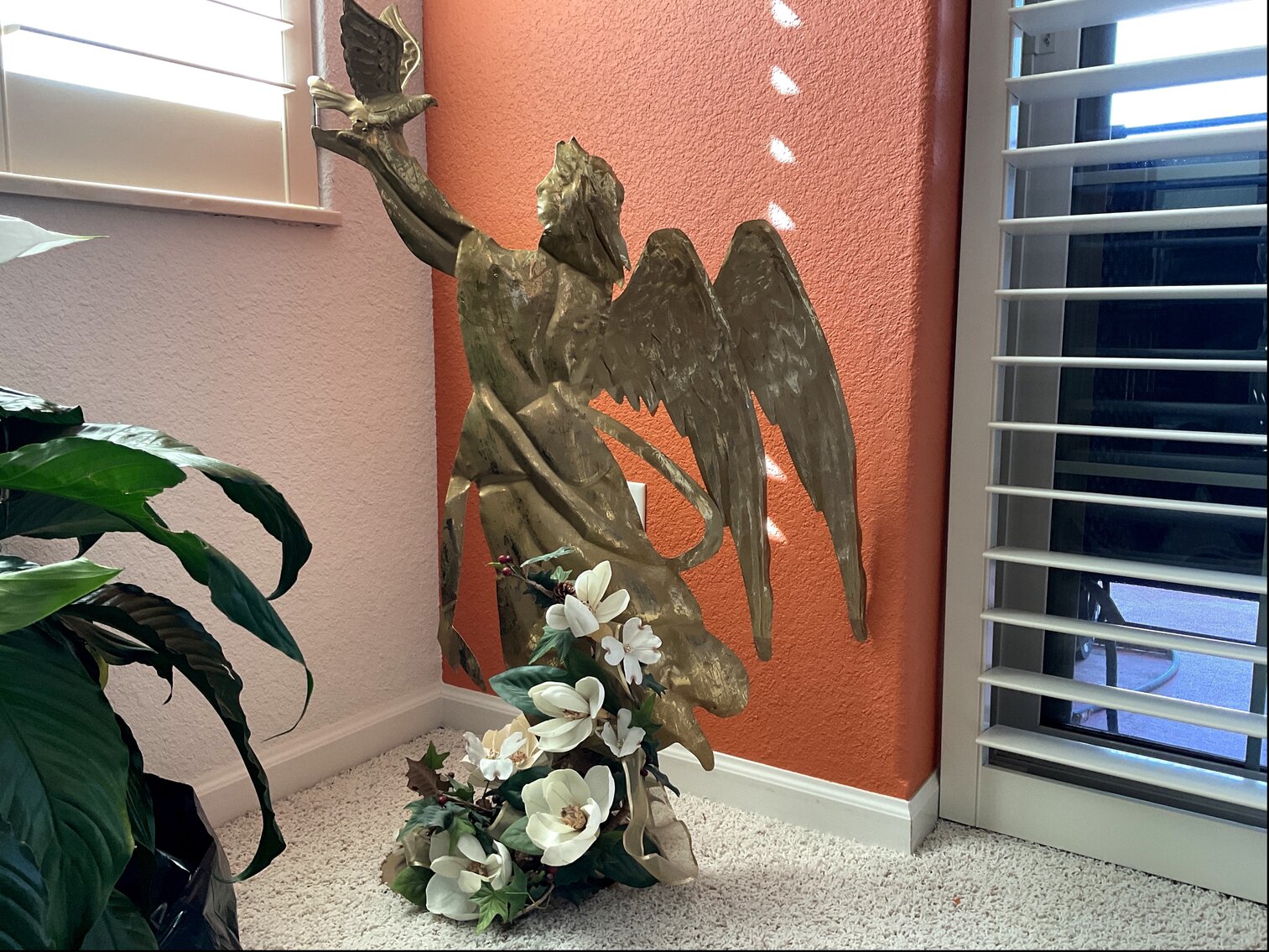 Angel and Flowers 