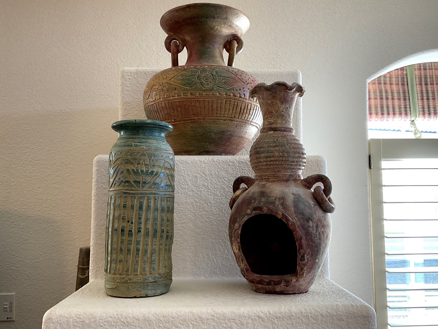 Terra Cotta Vases and Mini-Chiminea