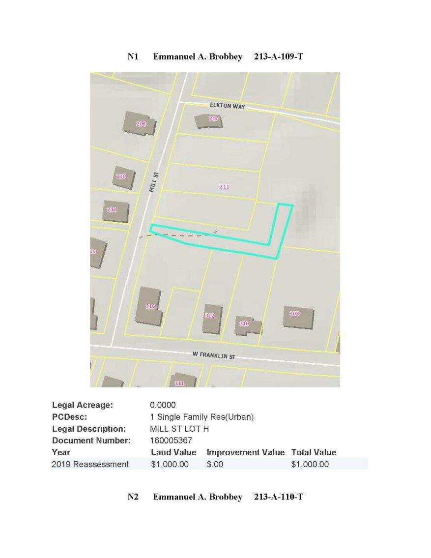 Image for NJS1 - Mill Street, Town of Bedford, between W. Franklin & Elkton Way & NJS2 - Mill Street, Town of Bedford, between W. Franklin & Elkton Way & NJS3 - Mill Street, Town of Bedford, between W. Franklin & Elkton Way