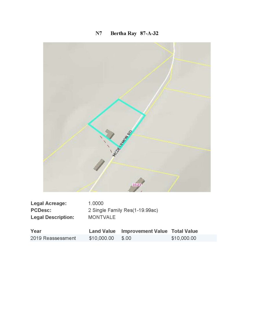 Image for NJS7 - McDearmon Road, Montvale, 1.0 acre +/-