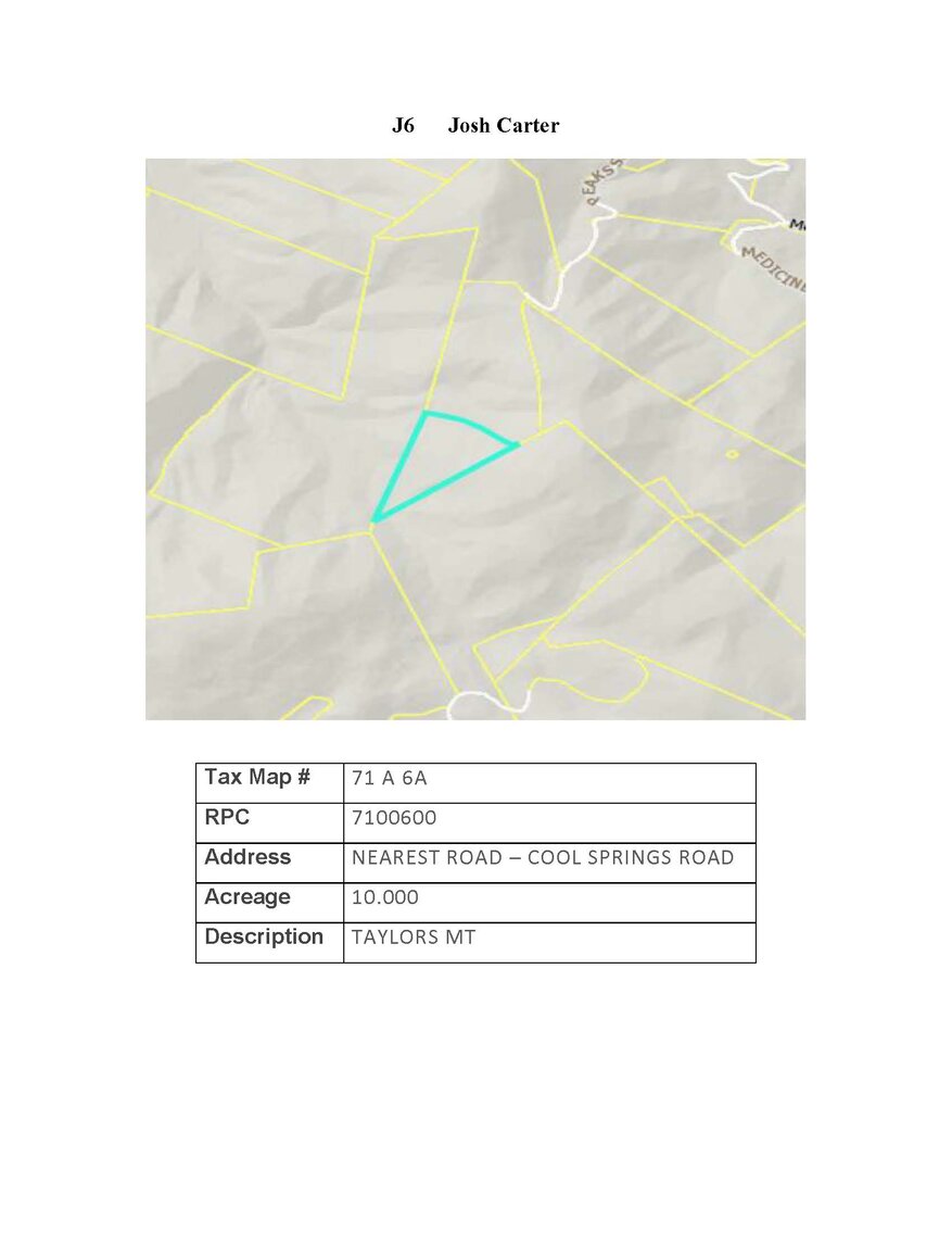 Image for JS6 - 10.00 acres +/- near Cool Springs Road, Taylors Mountain in Thaxton