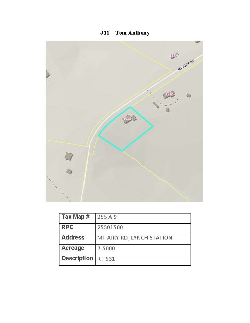 Image for JS11 - 7.5 acres +/- on Mount Airy Road, Lynch Station