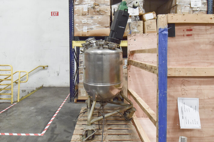 Image for ***SOLD*** MJK1532 Groen MFG Company 50 Gallon Vacuum Jacketed Mixing Tank With Agitator.