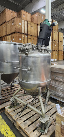 Image for ***SOLD*** MJK1532 Groen MFG Company 50 Gallon Vacuum Jacketed Mixing Tank With Agitator.