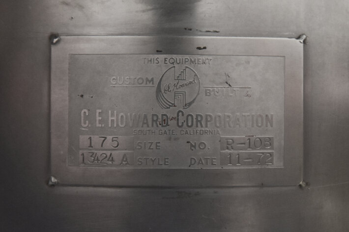 Image for MJK1533 CE Howard Corp. Stainless Steel Tank