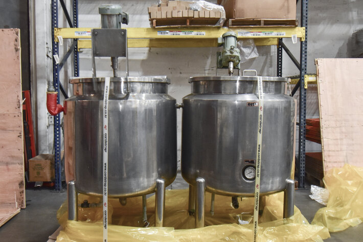 Image for *** SOLD *** MJK1534 Stainless Steel Mixing Tank With Agitator